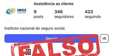 INSS alerta população sobre perfil falso em rede social