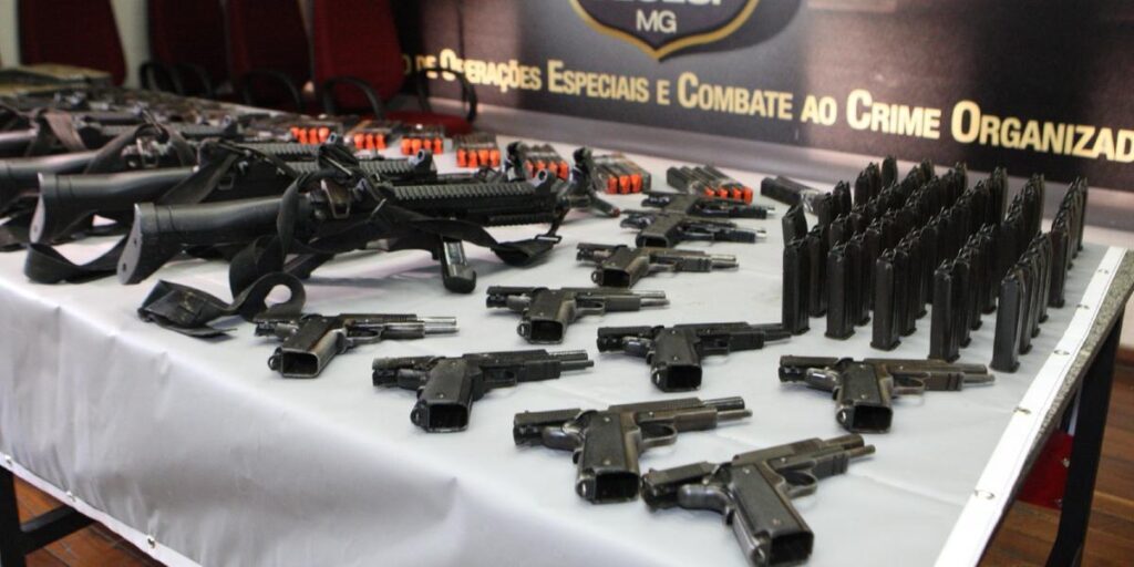 Minas apreende 44 armas por dia, bate Rio e São Paulo e lidera recolhimento de arsenal no país