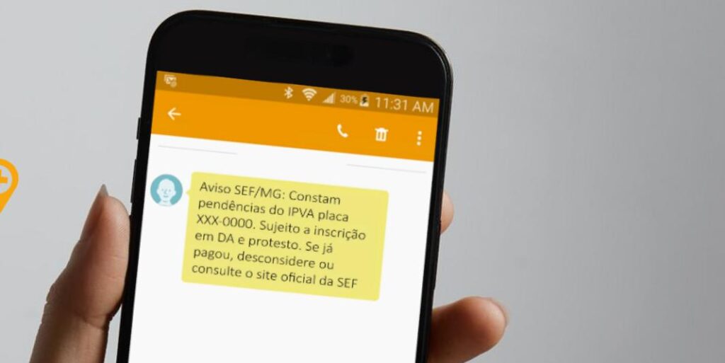 Não é golpe! Se você tá devendo IPVA do seu carro, o Estado vai alertá-lo com mensagem pelo celular